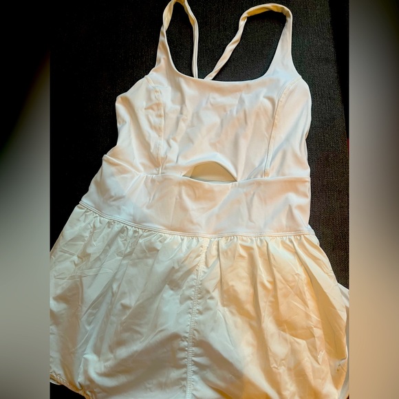 Active White Romper - Picture 2 of 2